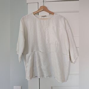 Linen Gatherer Shirt